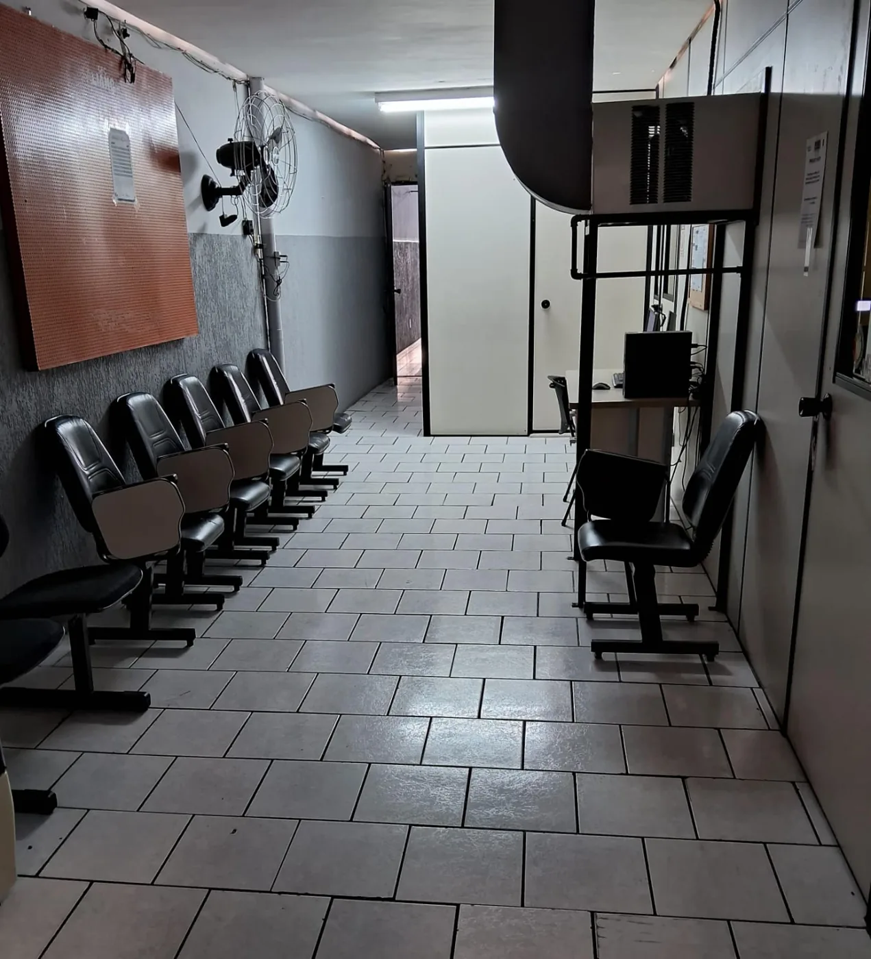 Sala de espera do CFC Aliança