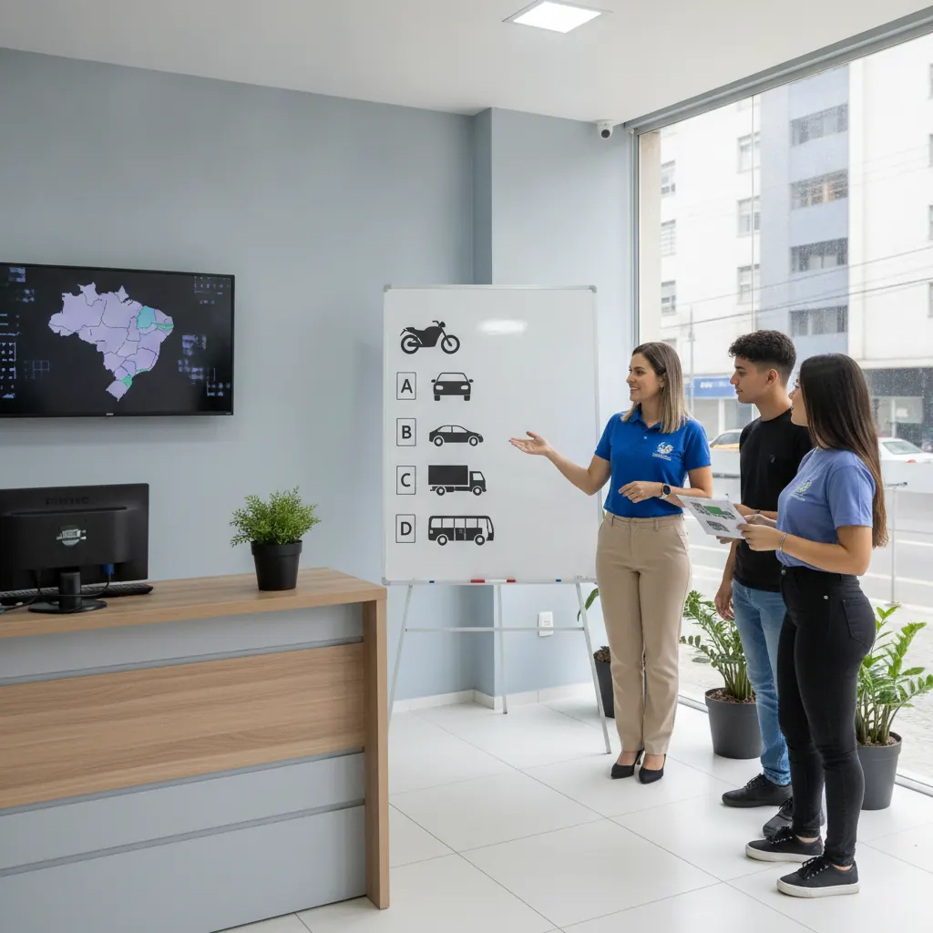 Categorias de CNH disponíveis no CFC em Porto Alegre
