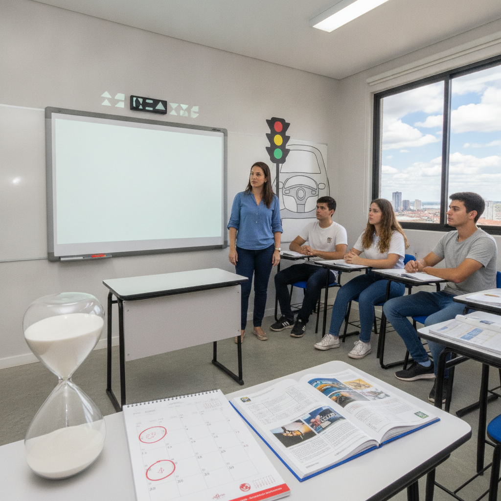 Quanto tempo dura o curso no CFC em Porto Alegre?